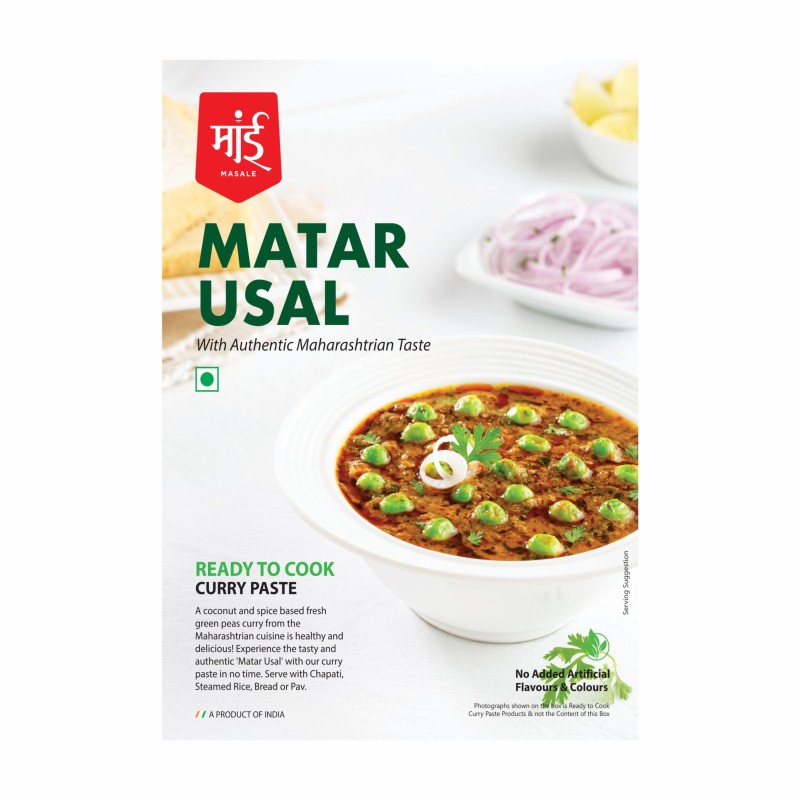 Maai Masale - Matar Usal Curry Paste, Ready to Cook Spice Mix l Easy to Make Masala Curry Paste