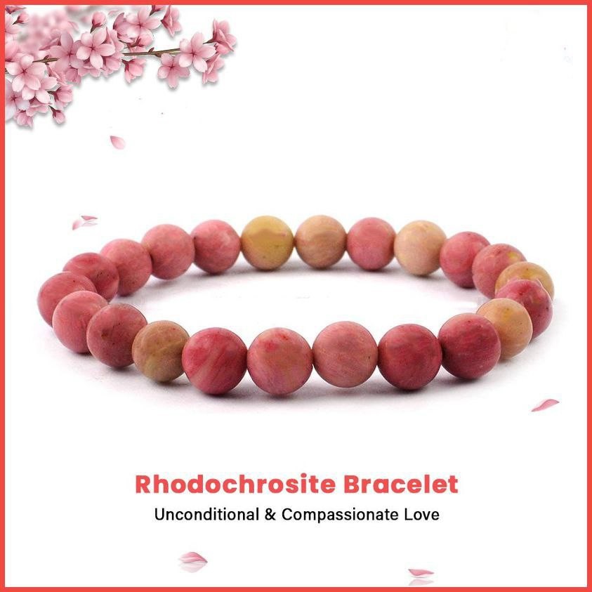 Natural Rhodochrosite Bracelet