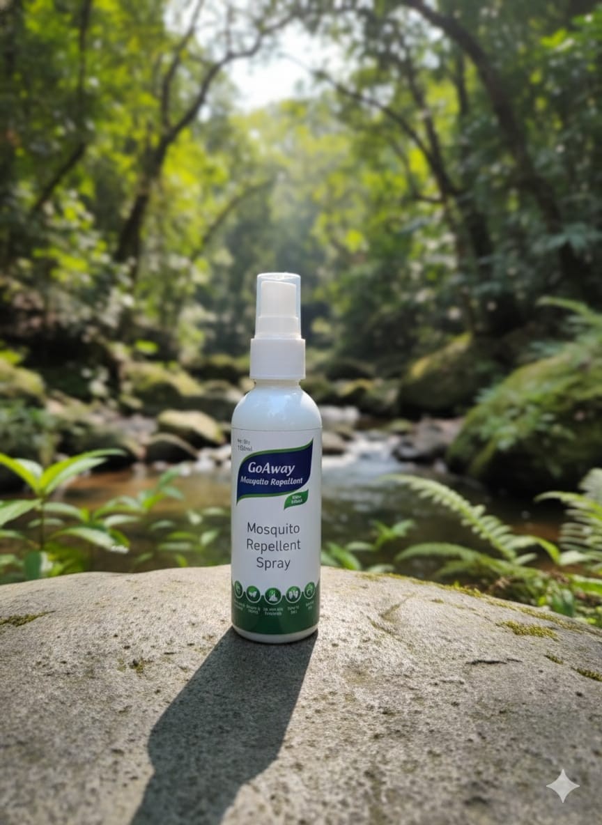 Go Away mosquito repellent.