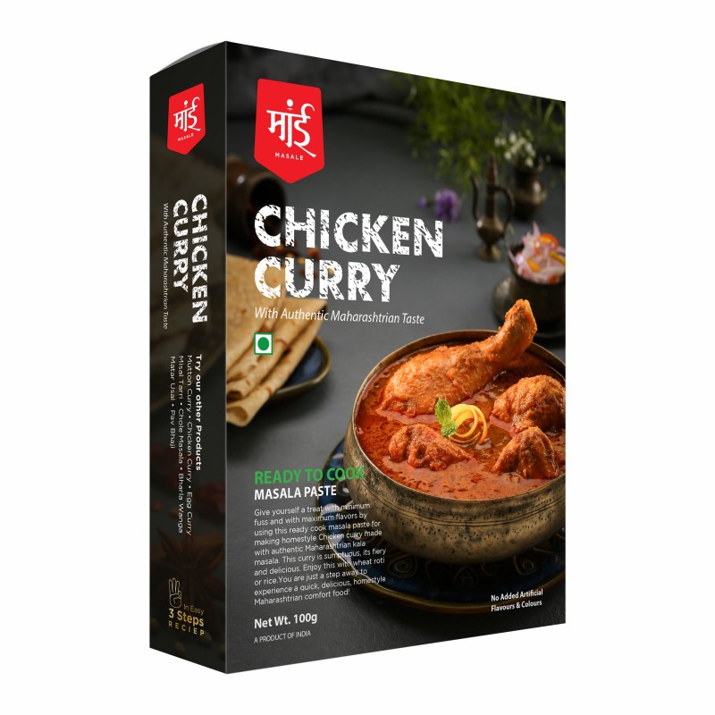 Maai Masale - Chicken Masala Curry Paste, Ready to Cook Spice Mix l Easy to Make Instant Masala Curry Paste