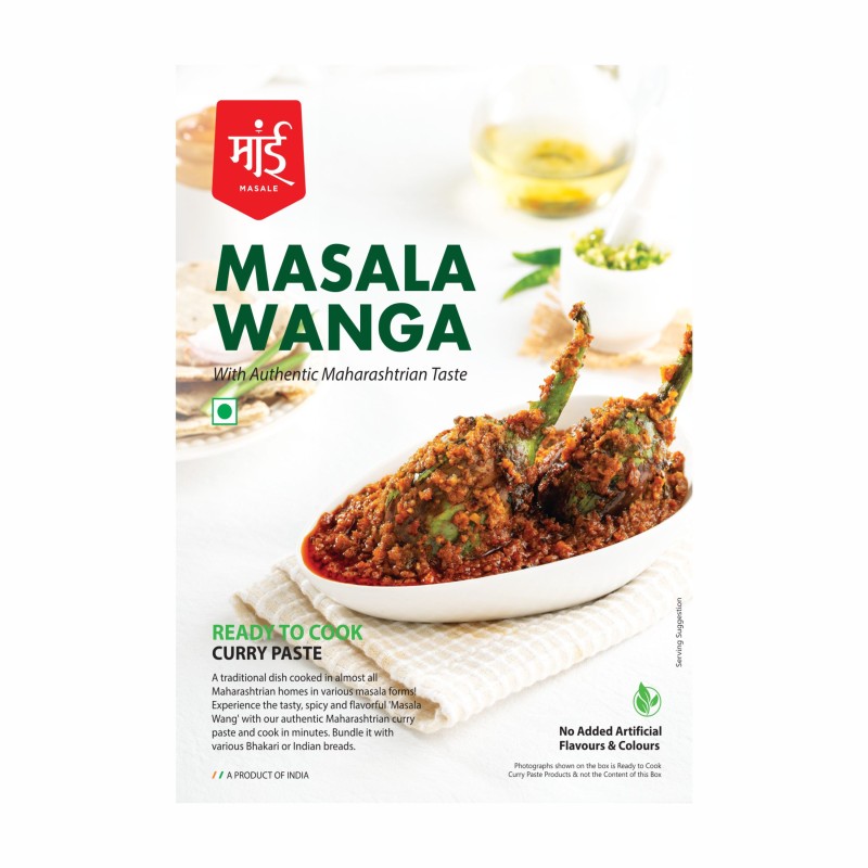 Maai Masale - Masala Wanga Curry Paste, Ready to Cook Spice Mix l Easy to Make Masala Curry Paste l Serves-4