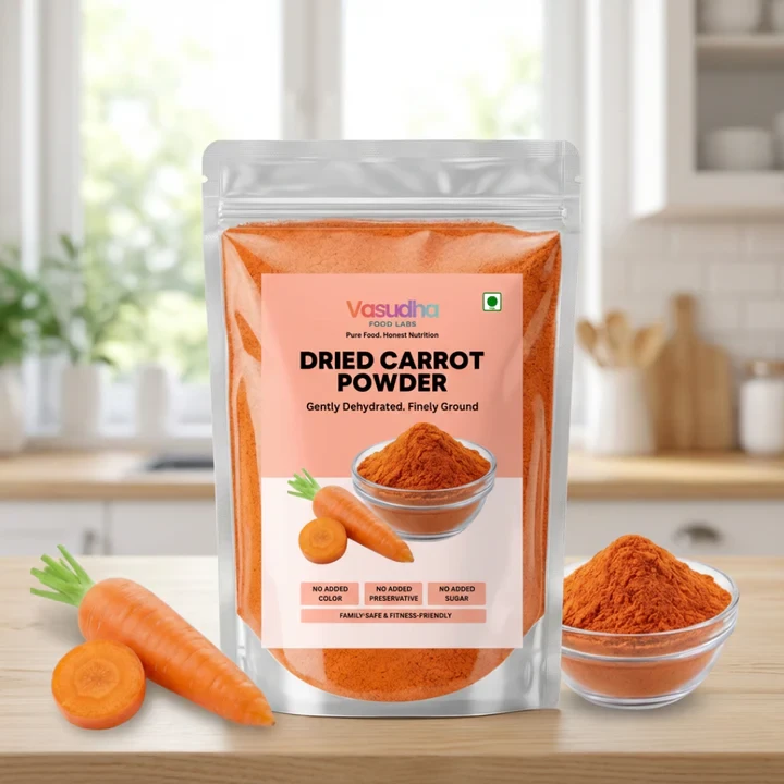 Carrot Powder – 100% Natural Dehydrated Vegetable Powder