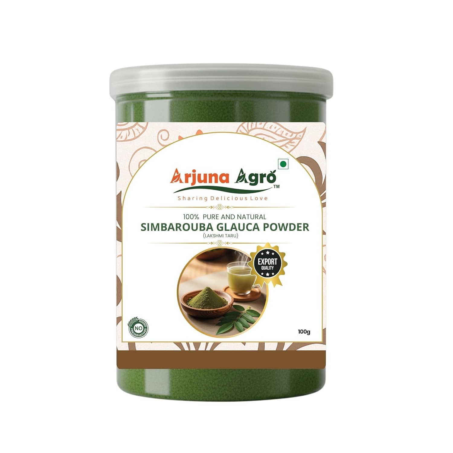 Arjuna Agro Simbarouba Glauca Powder | Pure Simarouba Glauca (Laxmitaru)| Single-Ingredient Herbal Powder for Traditional Use| 50 Grams